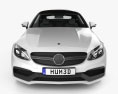 Mercedes-Benz C-class AMG coupe 2018 3d model front view