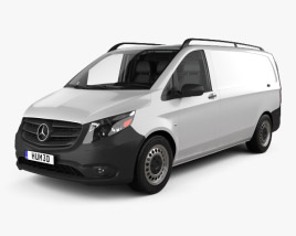 Mercedes-Benz Metris Panel Van with HQ interior 2017 3D model