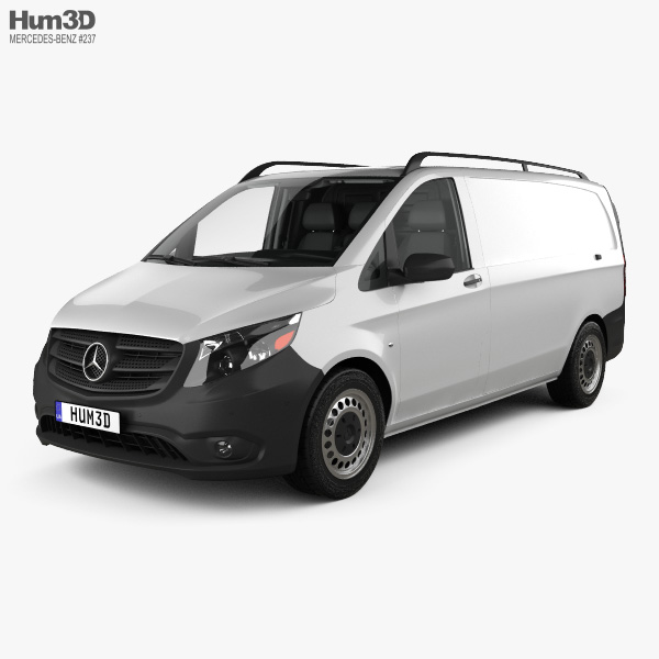 Mercedes-Benz Metris Panel Van with HQ interior 2017 3D model