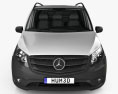 Mercedes-Benz Metris Kastenwagen mit Innenraum 2014 3D-Modell Vorderansicht