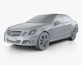 Mercedes-Benz Eクラス Brabus 2010 3Dモデル clay render