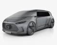 Mercedes-Benz Vision Tokyo 2015 3d model wire render