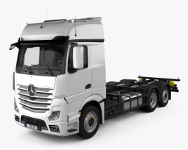 Mercedes-Benz Actros Chassis Truck 3-axle 2022 3D model
