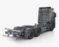 Mercedes-Benz Actros 底盘驾驶室卡车 3轴 2011 3D模型