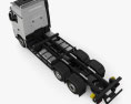 Mercedes-Benz Actros Chassis Truck 3-axle 2022 3d model top view