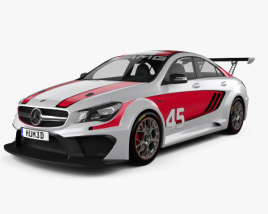 Mercedes-Benz CLA-class (C117) AMG Racing 2015 3D model