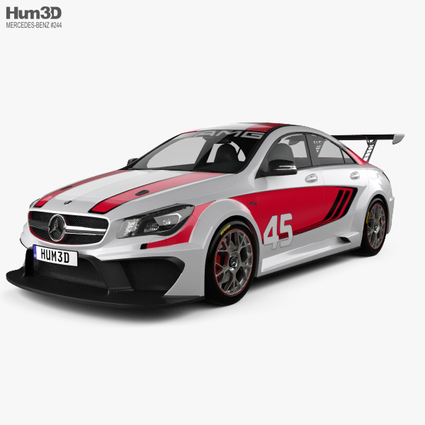 Mercedes-Benz Classe CLA (C117) AMG Racing 2015 Modèle 3D