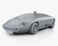 Mercedes-Benz CW311 1979 3Dモデル clay render