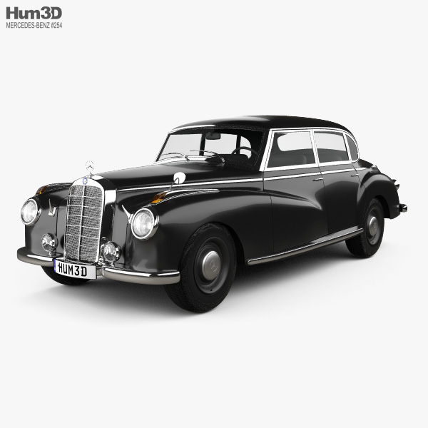 Mercedes-Benz 300 (W186) 加长轿车 1951 3D模型