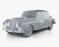 Mercedes-Benz 300 (W186) Limousine 1951 Modello 3D clay render