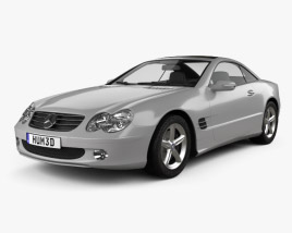 Mercedes-Benz SL-class (R230) 2008 3D model