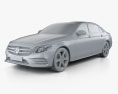 Mercedes-Benz E-class (V213) L 2020 3d model clay render