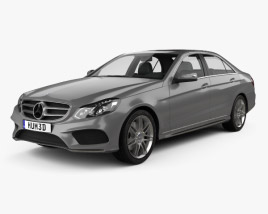 Mercedes-Benz E-class (W212) AMG Sports Package 2016 3D model
