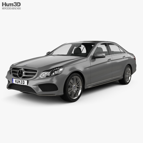 Mercedes-Benz E 클래스 (W212) AMG Sports Package 2016 3D 모델 