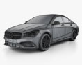 Mercedes-Benz CLA-Class (C117) AMG 2019 3d model wire render