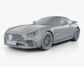 Mercedes-Benz AMG GT R 2017 3Dモデル clay render