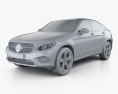 Mercedes-Benz GLC-class (C253) Coupe 2019 3d model clay render