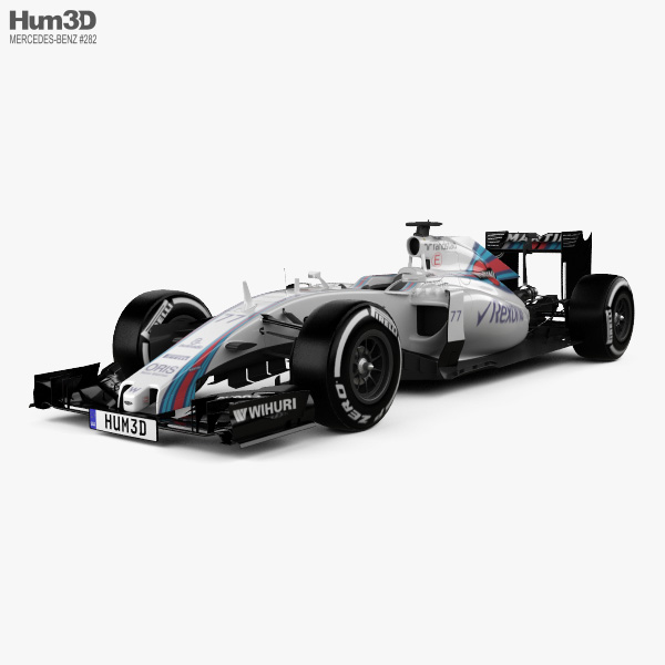 Williams FW38 2016 3Dモデル