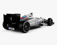 Williams FW38 2016 3d model back view