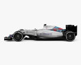 Williams FW38 2016 3d model side view