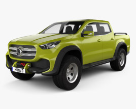Mercedes-Benz X 클래스 컨셉트 카 powerful adventurer 2018 3D 모델 
