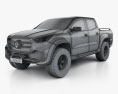 Mercedes-Benz X-Klasse Konzept powerful adventurer 2017 3D-Modell wire render