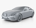 Mercedes-Benz E-class (C238) Coupe AMG Line 2019 3d model clay render