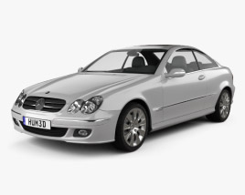 Mercedes-Benz CLK-class (C209) coupe 2008 3D model