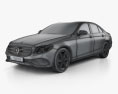Mercedes-Benz E-class (W213) Avantgarde Line 2019 3d model wire render