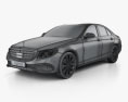 Mercedes-Benz E-class (W213) Exclusive Line 2019 3d model wire render