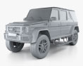 Mercedes-Benz Gクラス (W463) Maybach Landaulet 2017 3Dモデル clay render