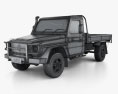 Mercedes-Benz G-class (W463) Single Cab Alloy Tray 2020 3d model wire render