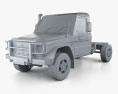Mercedes-Benz G-class (W463) Single Cab Chassis 2020 3d model clay render