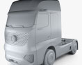 Mercedes-Benz Future Truck 2022 3d model clay render