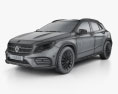 Mercedes-Benz GLA-class (X156) AMG Line 2020 3d model wire render