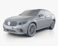 Mercedes-Benz GLC-class (C253) coupe S AMG 2020 3d model clay render