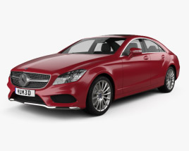 Mercedes-Benz CLS-class AMG Sports Package 2017 3D model
