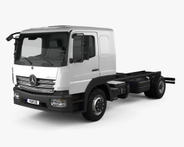 Mercedes-Benz Atego L-Cab Chassis Truck 2016 3D model