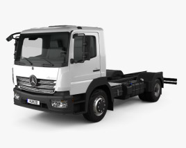 Mercedes-Benz Atego S-Cab Fahrgestell LKW 2013 3D-Modell