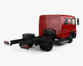 Mercedes-Benz Atego Crew Cab Chassis Truck 2010 3d model back view