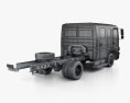 Mercedes-Benz Atego Crew Cab Вантажівка шасі 2010 3D модель