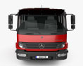 Mercedes-Benz Atego Crew Cab Вантажівка шасі 2010 3D модель front view