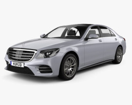 Mercedes-Benz S-class (V222) LWB AMG Line 2018 3D model