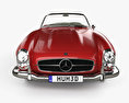 Mercedes-Benz 300 SL 1957 3D模型 正面图