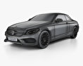 Mercedes-Benz C-class (A205) convertible AMG line 2020 3d model wire render