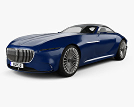 Mercedes-Benz Vision Maybach 6 カブリオレ 2017 3Dモデル