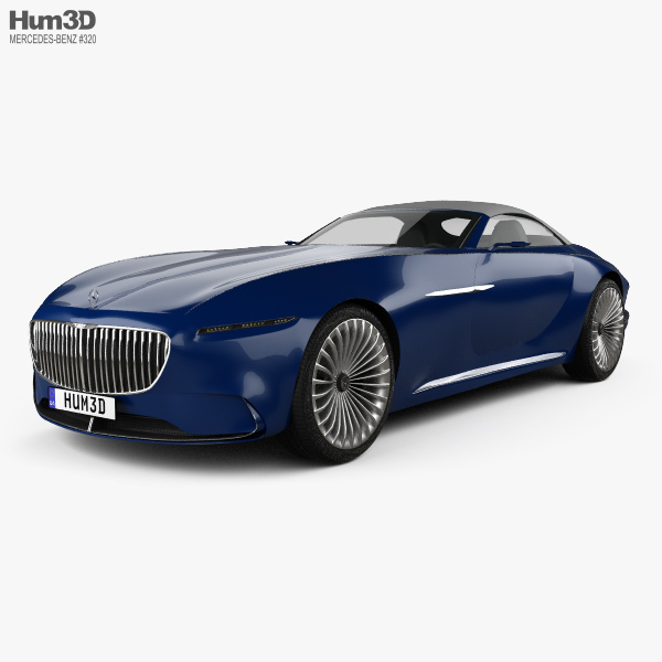 Mercedes-Benz Vision Maybach 6 cabriolet 2017 3D model