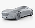 Mercedes-Benz Vision Maybach 6 cabriolet 2017 3d model clay render