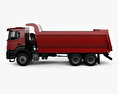Mercedes-Benz Axor Tipper Truck with HQ interior 2022 3d model side view