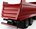 Mercedes-Benz Axor Tipper Truck with HQ interior 2022 3d model